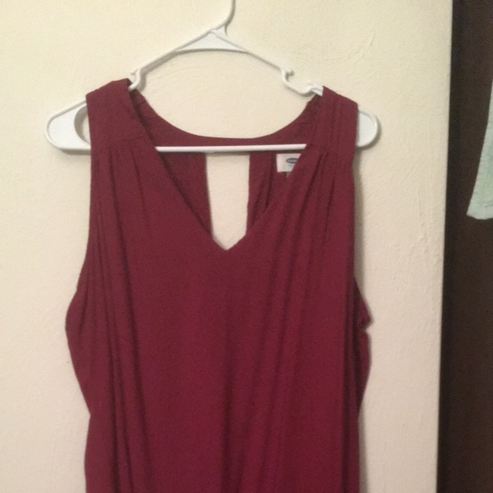 Old Navy Burgundy sack dress XL